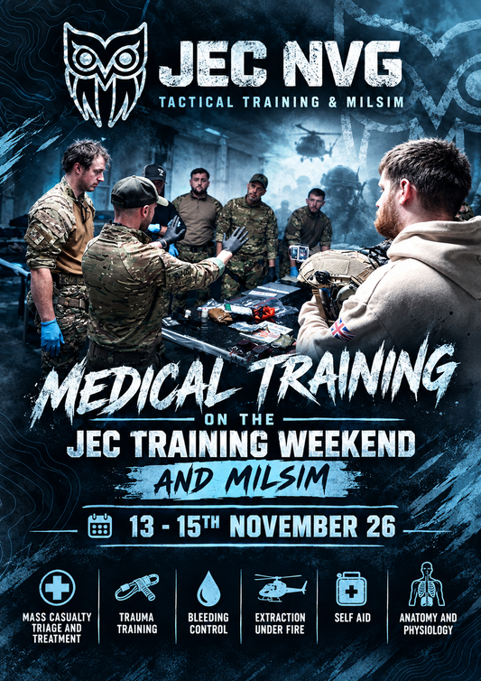 JEC TRAINING / MILSIM WEEKEND 13th - 15th November 2026